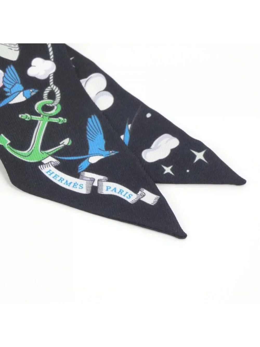 Hermes Sur Mon Nuage Twilly Scarf